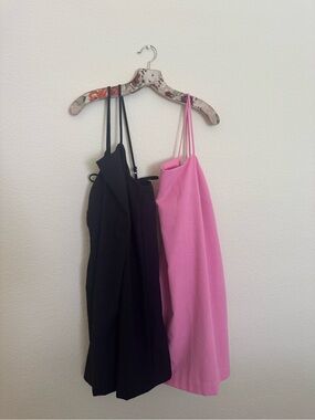 Old Navy Black and Pink Mini Dresses